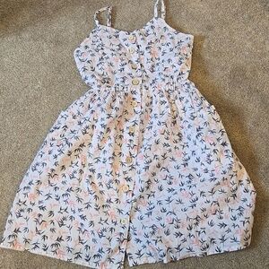 LC Waikiki Spaghetti Strap Button Down Summer Dress for a Girl (9-10 years old)